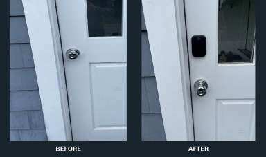 Smart lock installation process